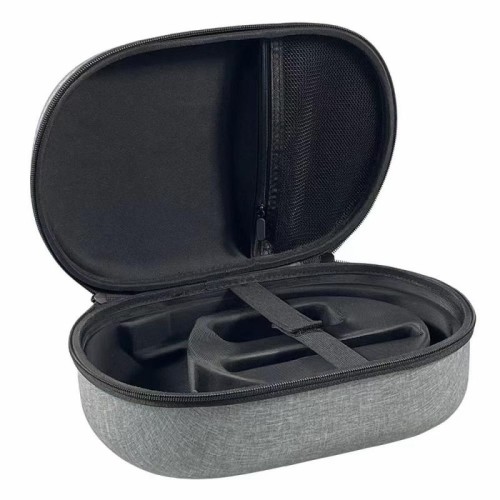 Per Apple Vision Pro Head Indossare occhiali VR Custodia portatile Borsa da viaggio Custodia rigida protettiva VR (Grigio)