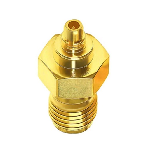 Kit adattatore coassiale SAM femmina a maschio MMCX Adattatore antenna RF con connettore coassiale in ottone