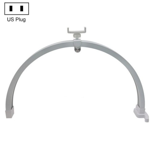 Lampada per nail art con controllo tattile a LED pieghevole M12X a mezzaluna, lunghezza: 56 cm (spina americana)