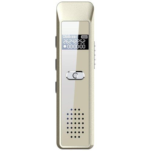 Mini registratore vocale portatile JNN Q7 con schermo OLED, memoria: 8 GB (grigio metallo)