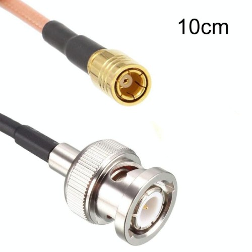 Cavo coassiale RF da 10 cm BNC maschio a SMB femmina cavo di prolunga adattatore RG316