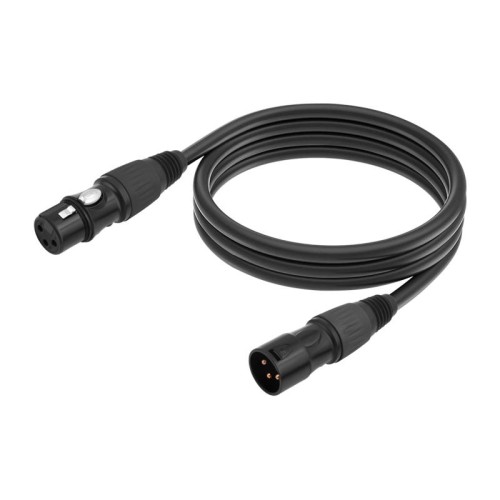 Cavo audio JC1015 XLR 3 pin maschio-femmina, lunghezza: 3 m (nero)