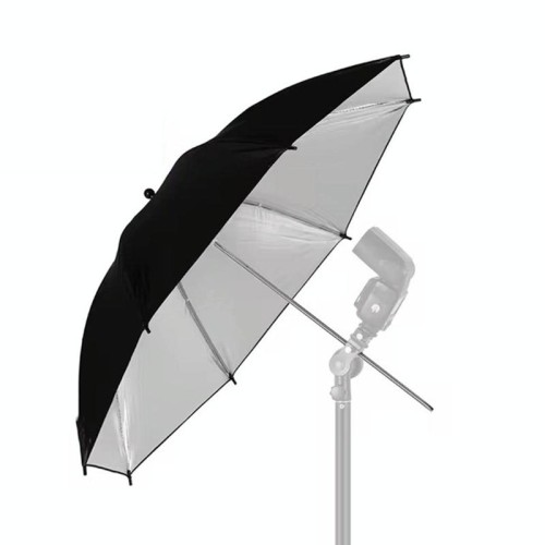 Godox UB002 Studio fotografico riflettore diffusore ombrello, dimensioni: 40 pollici 102 cm (nero argento)