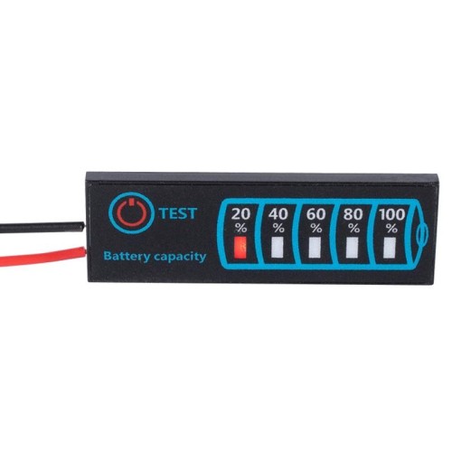4615 Batteria al piombo e al litio universale LED tensione e pannello di visualizzazione dell'elettricità