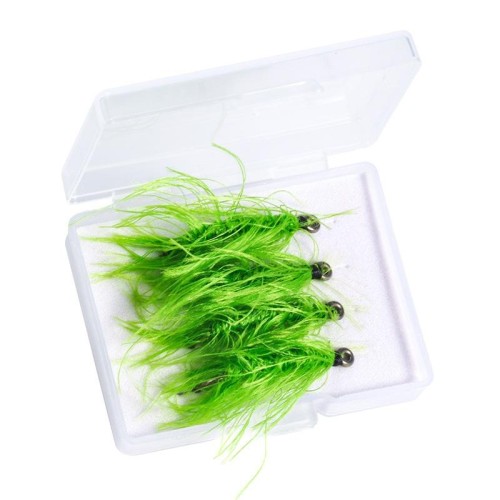 4 pezzi/scatola ganci imitazione erba acquatica ganci da pesca ganci per erba (6#)