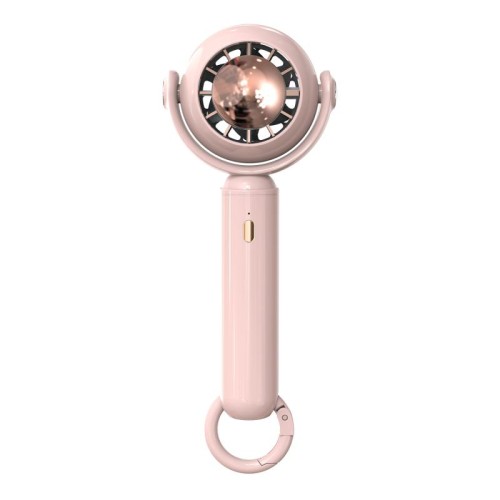 YL-005 Piccolo ventilatore portatile per esterni con moschettone Mini ventilatore portatile da tavolo (rosa)