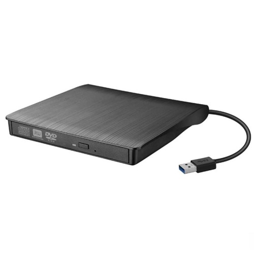 Giocatore di azionamento ottico esterno CD / DVD-RW spazzolato USB 3.0