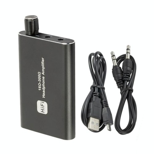 Amplificatore per cuffie regolabile per bassi portatile