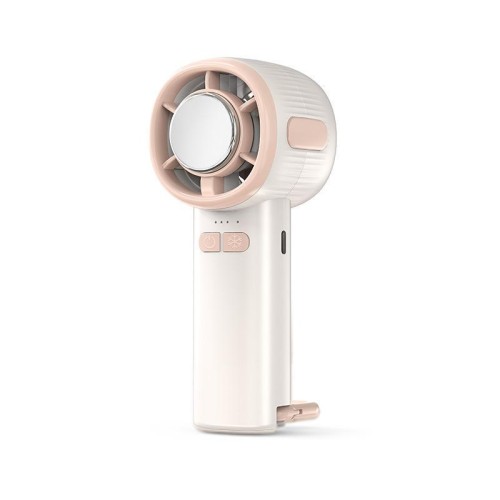 Ventilatore di raffreddamento a semiconduttore con display digitale ad alta velocità a 3 velocità, piccolo ventilatore portatile USB (grigio)