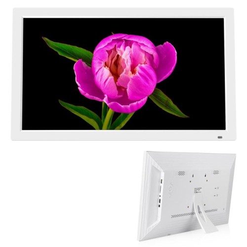 XCLT2150 Cornice digitale con display LED da 21,5 pollici, tipo di spina: spina USA (nero)