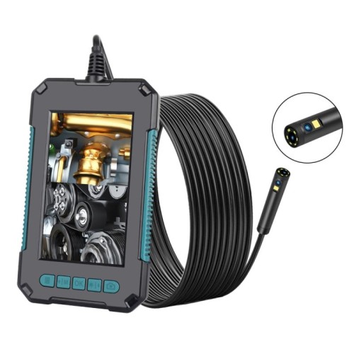P40 5.5mm 1080P IP68 Impermeabile 4.3 pollici Highlight Screen Endoscopio digitale a doppia fotocamera, lunghezza: 5m Cavo rigido