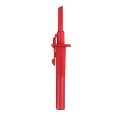Sonda telescopica per test con clip IC multimetro a banana da 4 mm (rosso)