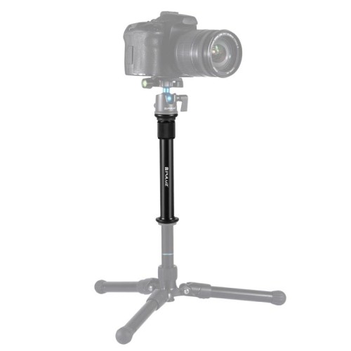 PULUZ Asta di prolunga per monopiede con montaggio su treppiede regolabile in metallo portatile per fotocamere DSLR e SLR