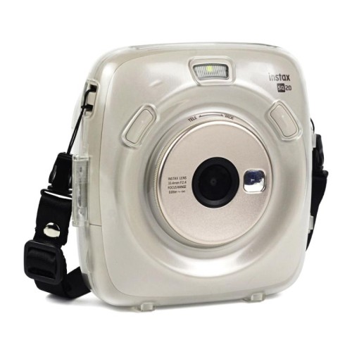 Custodia protettiva in cristallo con cinturino per Fujifilm Instax Square SQ20