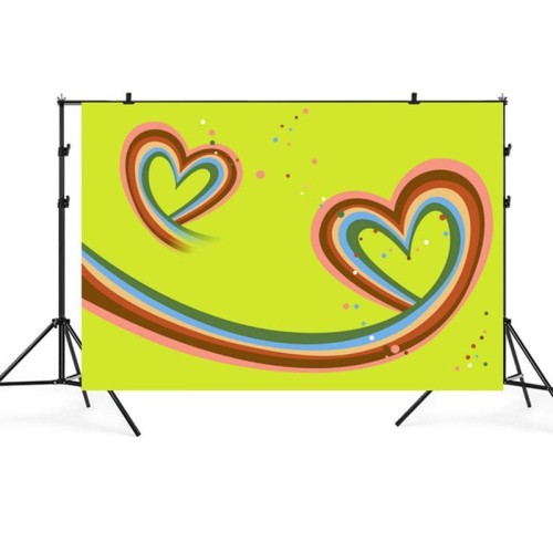 2.1 m x 1.5 m San Valentino Photo Party Layout Puntelli Fotografia Sfondo Panno (017)