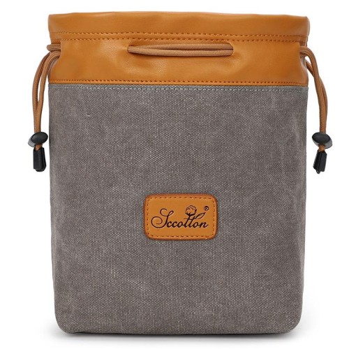 S.C.COTTON Liner Bag Protezione digitale impermeabile Borsa per obiettivo SLR portatile Borsa per fotocamera micro singola Borsa fotografica, colore: grigio M.
