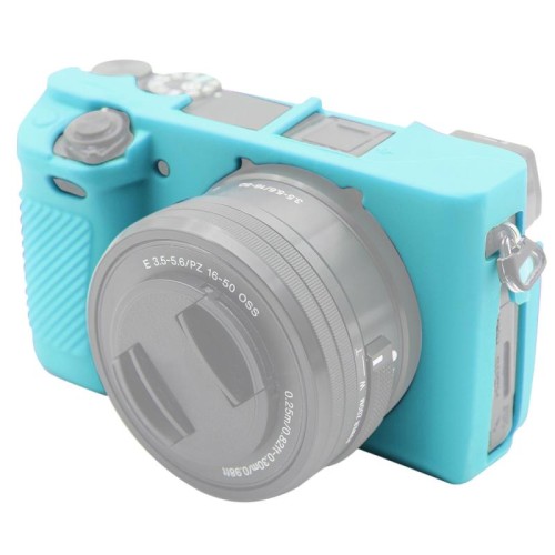 Custodia protettiva in silicone morbido PULUZ per Sony ILCE-6300 / A6400 (caffè)
