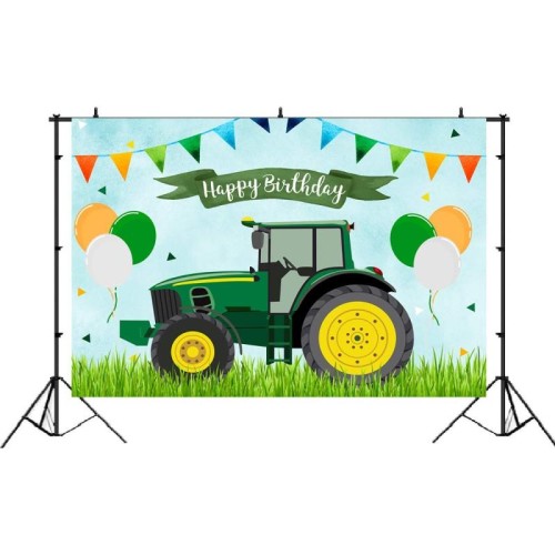 150x100cm Trattore Tema Compleanno Sfondo Ragazzo Fattoria Buon compleanno Sfondo Decorazioni per feste