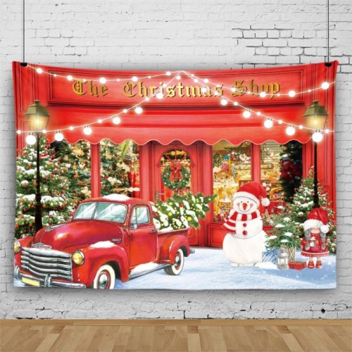 150 x 100 cm Pelle di pesca Natale Fotografia Sfondo Panno Decorazione della stanza delle feste, Stile: 3