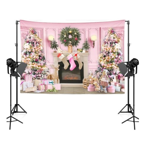 150 x 100 cm Pelle di pesca Natale Fotografia Sfondo Panno Decorazione della stanza delle feste, Stile: 11