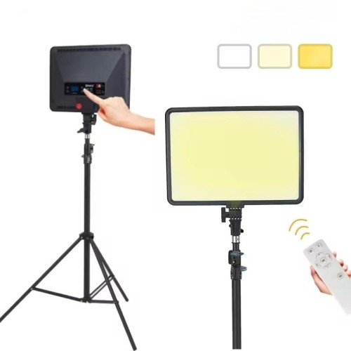 Pannello luminoso LED dimmerabile JMARY FM-17RS da 17 pollici con controllo touch remoto (spina UE)