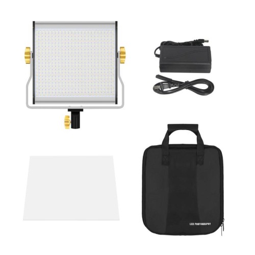 Fotografia Live LED Fill Light Film e riprese televisive Ritratto Soft Video Lighting, specifiche: lampada W480 + adattatore spina USA