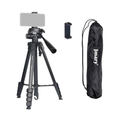 JMARY KP-2201 Supporto portatile regolabile da 1,7 m per smartphone/fotocamera, treppiede per fotografia dal vivo