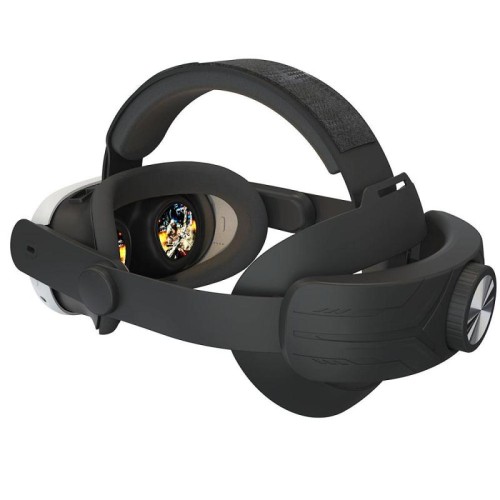 Per Meta Quest 3 / 3S Fascia regolabile Nessuna pressione sul viso VR Head Strap Accessori (bianco)