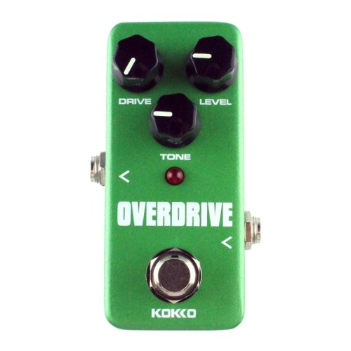 KOKKO FOD3 Mini pedale effetti valvolare per chitarra elettrica con sovraccarico del suono (verde)
