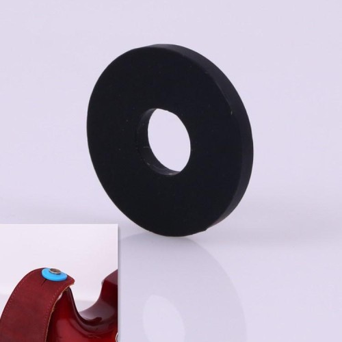 10 PCS No Word Version Silicone Guitar Strap Buckle Tail Stud (rosso)
