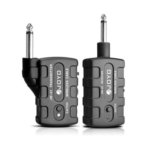 JOYO JW-01 Low Noise Portabilità Chitarra Wireless Audio Transmitter Audio Receiver, Spina: Spina degli Stati Uniti (nero)