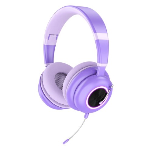 Auricolare wireless pieghevole KE-29 con microfono (verde)