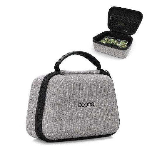 Borsa di stoccaggio di Gamepad Hard Shell Baona EVA per PS5 / PS4 / XBOX / Switch Pro, Stile: grigio a strato singolo
