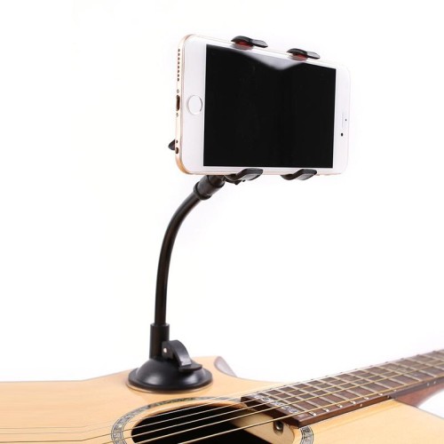 GS05 Guitar Panel Phone Clip Live Video Supporto per chitarra rotante per telefono