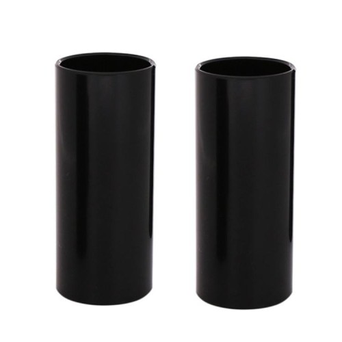 2 pezzi in acciaio inox tubo di scorrimento per chitarra Folk Slide Block, dimensioni: 28 mm (oro)