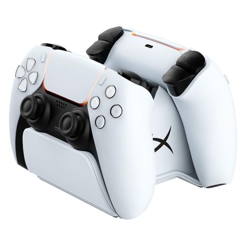 Base di ricarica con maniglia Kingston HyperX Gemini PS5 (bianca)
