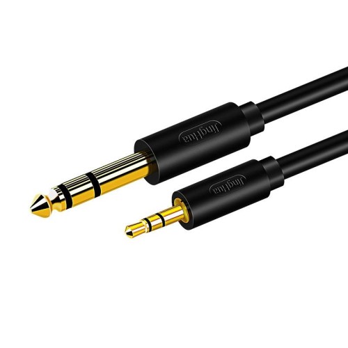 Cavo audio JINGHUA da 3,5 mm a 6,5 mm, amplificatore per chitarra, cavo da 6,35 mm, lunghezza: 1,5 m