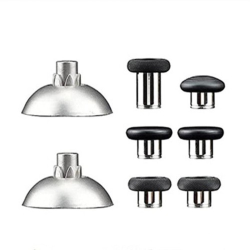 Per PS4 Joystick 8 pezzi/Set Gamepad Pulsanti in metallo Testa a fungo Base magnetica Chiavi a croce Set di accessori