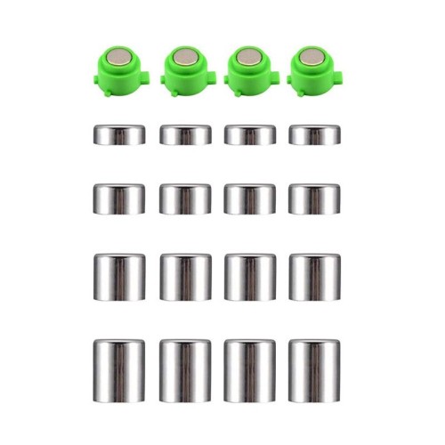 Per PS4 20 pezzi/set Gamepad pulsanti in metallo testa a fungo base magnetica chiavi a croce set di accessori