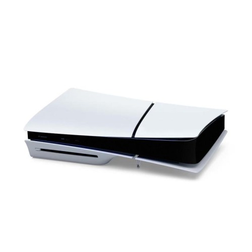 Adesivo centrale per console PS5 Slim, resistente ai graffi, versione unità ottica digitale, adesivo universale, colore: nero satinato