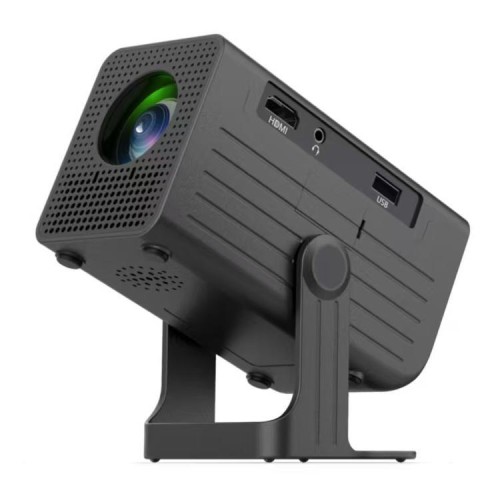 N6 1280x720P 70ANSI Android 11.0 Smart Mini Proiettore, Spina: Spina USA (Nero)