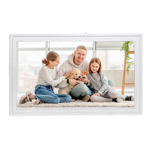 Cornice per foto con display LCD da 21,5 pollici, 1G+32GB, CPU quad-core 3326C, Android 7.0, spina: spina AU (nero)
