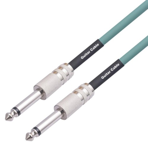 Cavo audio per chitarra elettrica mono maschio da 6,35 mm 3045GR, lunghezza: 5 m