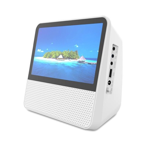 Lettore DVD portatile Kecag KC-906 per la casa, lettore video VCD, specifiche: spina USA (bianco)