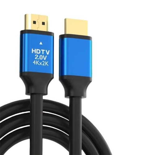 Cavo di collegamento video HDMI per TV, decoder, monitor e computer VegGieg V2.0 4K60Hz, dimensioni: 2 m (nero)