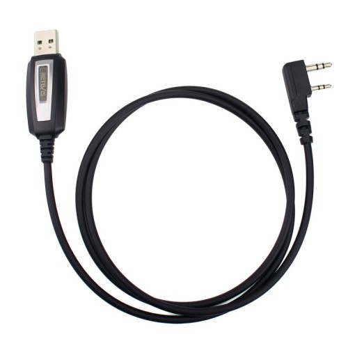 Retevis TK3107 2 Pin Programma USB Programmazione Adattatore per cavo Scrivi linea di frequenza
