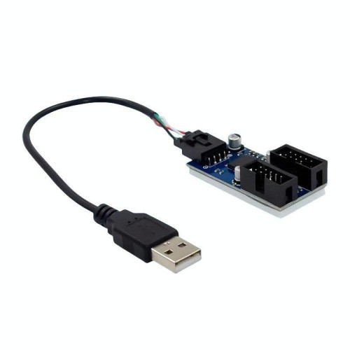 Hub per scheda madre USB2.0 SUNWEIT ST650 GL850 con 9P integrato a doppia porta USB2.0
