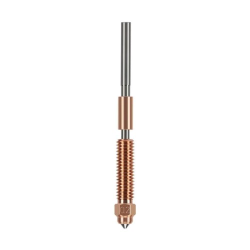 Ugello in rame e zirconio cromato tutto in uno da 1,75/0,2 mm per stampanti 3D Creality Ender-3 V3/K1C/K1 Max