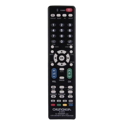 CHUNGHOP E-S915 Telecomando universale per TV LED SHARP / TV LCD / HDTV / 3DTV