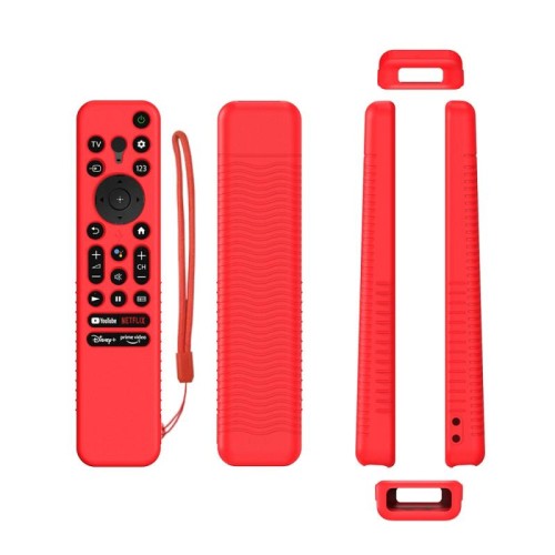 Y56 Custodia protettiva anti-caduta in silicone per telecomando vocale per Sony RMF-TX800U/C/P/T/900U (blu luminoso)